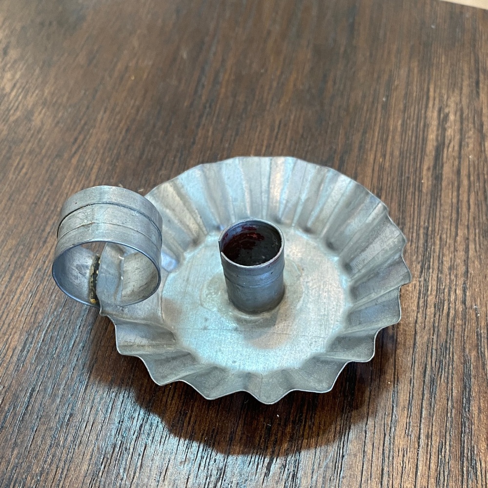 Vintage Metal Candle Holder
